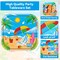 96Pcs Beach Party Supplies Summer Pool Party Paper Plates Napkins Forks Set
